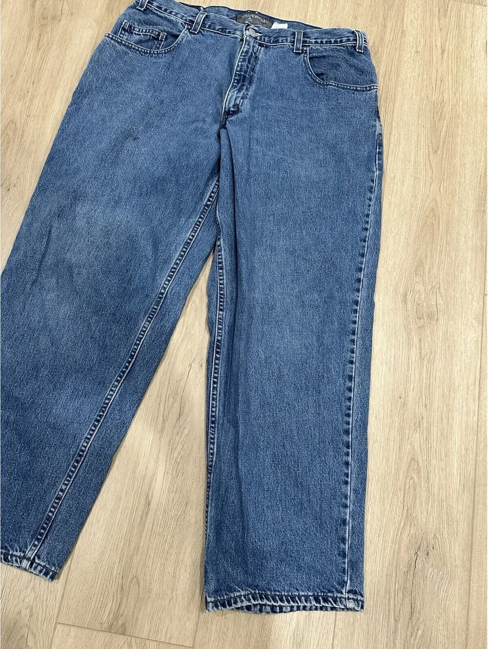 Vintage 90s Y2K Levi's Silvertab Baggy Loose Denim Jeans Men's Size 36x30.